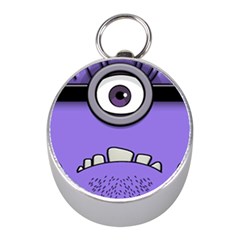 Evil Purple Mini Silver Compasses by Sudhe