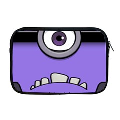 Evil Purple Apple Macbook Pro 17  Zipper Case by Sudhe