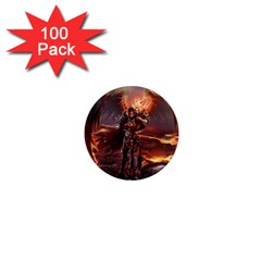 Fantasy Art Fire Heroes Heroes Of Might And Magic Heroes Of Might And Magic Vi Knights Magic Repost 1  Mini Magnets (100 Pack)  by Sudhe