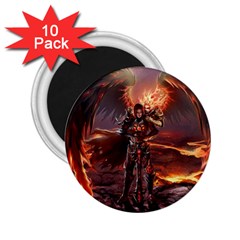 Fantasy Art Fire Heroes Heroes Of Might And Magic Heroes Of Might And Magic Vi Knights Magic Repost 2 25  Magnets (10 Pack)  by Sudhe