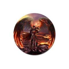 Fantasy Art Fire Heroes Heroes Of Might And Magic Heroes Of Might And Magic Vi Knights Magic Repost Magnet 3  (round) by Sudhe