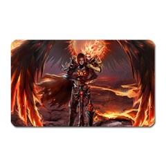 Fantasy Art Fire Heroes Heroes Of Might And Magic Heroes Of Might And Magic Vi Knights Magic Repost Magnet (rectangular) by Sudhe