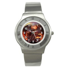 Fantasy Art Fire Heroes Heroes Of Might And Magic Heroes Of Might And Magic Vi Knights Magic Repost Stainless Steel Watch by Sudhe