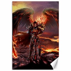 Fantasy Art Fire Heroes Heroes Of Might And Magic Heroes Of Might And Magic Vi Knights Magic Repost Canvas 12  X 18  by Sudhe