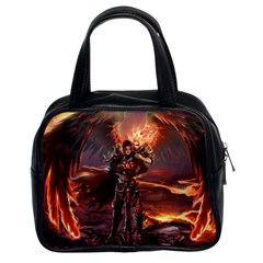 Fantasy Art Fire Heroes Heroes Of Might And Magic Heroes Of Might And Magic Vi Knights Magic Repost Classic Handbag (two Sides) by Sudhe