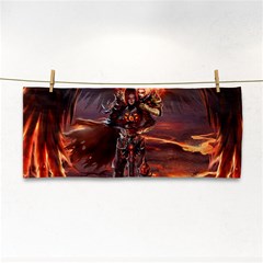 Fantasy Art Fire Heroes Heroes Of Might And Magic Heroes Of Might And Magic Vi Knights Magic Repost Hand Towel by Sudhe