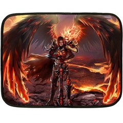 Fantasy Art Fire Heroes Heroes Of Might And Magic Heroes Of Might And Magic Vi Knights Magic Repost Double Sided Fleece Blanket (mini)  by Sudhe