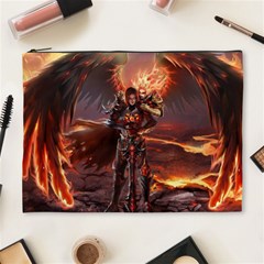 Fantasy Art Fire Heroes Heroes Of Might And Magic Heroes Of Might And Magic Vi Knights Magic Repost Cosmetic Bag (xl) by Sudhe