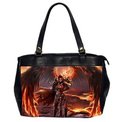 Fantasy Art Fire Heroes Heroes Of Might And Magic Heroes Of Might And Magic Vi Knights Magic Repost Oversize Office Handbag (2 Sides) by Sudhe