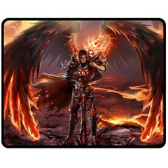 Fantasy Art Fire Heroes Heroes Of Might And Magic Heroes Of Might And Magic Vi Knights Magic Repost Fleece Blanket (medium)  by Sudhe