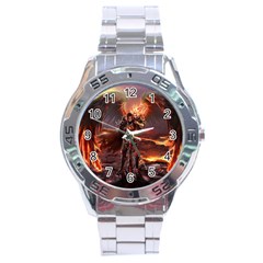 Fantasy Art Fire Heroes Heroes Of Might And Magic Heroes Of Might And Magic Vi Knights Magic Repost Stainless Steel Analogue Watch by Sudhe