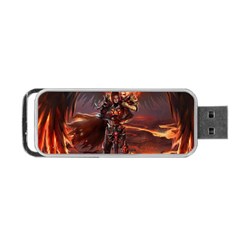 Fantasy Art Fire Heroes Heroes Of Might And Magic Heroes Of Might And Magic Vi Knights Magic Repost Portable Usb Flash (two Sides) by Sudhe