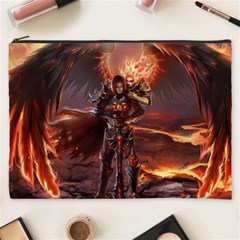 Fantasy Art Fire Heroes Heroes Of Might And Magic Heroes Of Might And Magic Vi Knights Magic Repost Cosmetic Bag (xxxl) by Sudhe