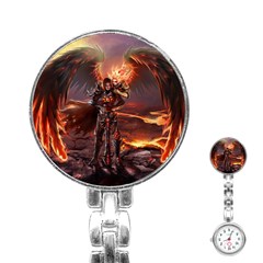 Fantasy Art Fire Heroes Heroes Of Might And Magic Heroes Of Might And Magic Vi Knights Magic Repost Stainless Steel Nurses Watch by Sudhe