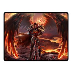 Fantasy Art Fire Heroes Heroes Of Might And Magic Heroes Of Might And Magic Vi Knights Magic Repost Double Sided Fleece Blanket (small)  by Sudhe