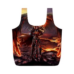 Fantasy Art Fire Heroes Heroes Of Might And Magic Heroes Of Might And Magic Vi Knights Magic Repost Full Print Recycle Bag (m) by Sudhe