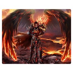 Fantasy Art Fire Heroes Heroes Of Might And Magic Heroes Of Might And Magic Vi Knights Magic Repost Double Sided Flano Blanket (medium)  by Sudhe