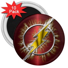 Flashy Logo 3  Magnets (10 Pack)  by Sudhe