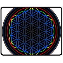 Flower Of Life Fleece Blanket (medium) 