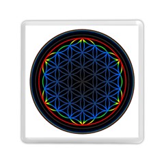 Flower Of Life Memory Card Reader (square) by Sudhe