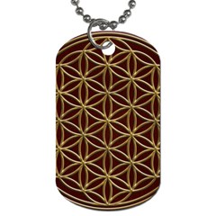 Flower Of Life Dog Tag (two Sides) by Sudhe