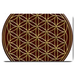 Flower Of Life Large Doormat  by Sudhe