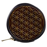 Flower Of Life Mini Makeup Bag Back