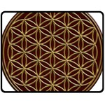 Flower Of Life Fleece Blanket (Medium)  60 x50  Blanket Front