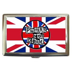 Punk Not Dead Music Rock Uk United Kingdom Flag Cigarette Money Case by Sudhe