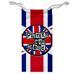 Punk Not Dead Music Rock Uk United Kingdom Flag Jewelry Bag