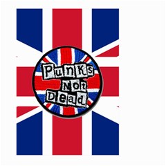 Punk Not Dead Music Rock Uk United Kingdom Flag Large Garden Flag (two Sides) by Sudhe