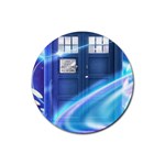 Tardis Space Rubber Coaster (Round)  Front