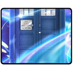 Tardis Space Fleece Blanket (medium) 