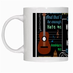 Book Quote Collage White Mugs