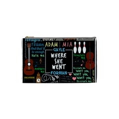 Book Quote Collage Cosmetic Bag (small) by Sudhe