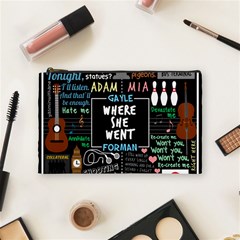 Book Quote Collage Cosmetic Bag (medium) by Sudhe