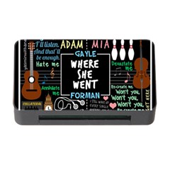 Book Quote Collage Memory Card Reader With Cf by Sudhe