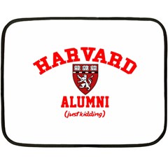 Harvard Alumni Just Kidding Double Sided Fleece Blanket (mini)  by Sudhe