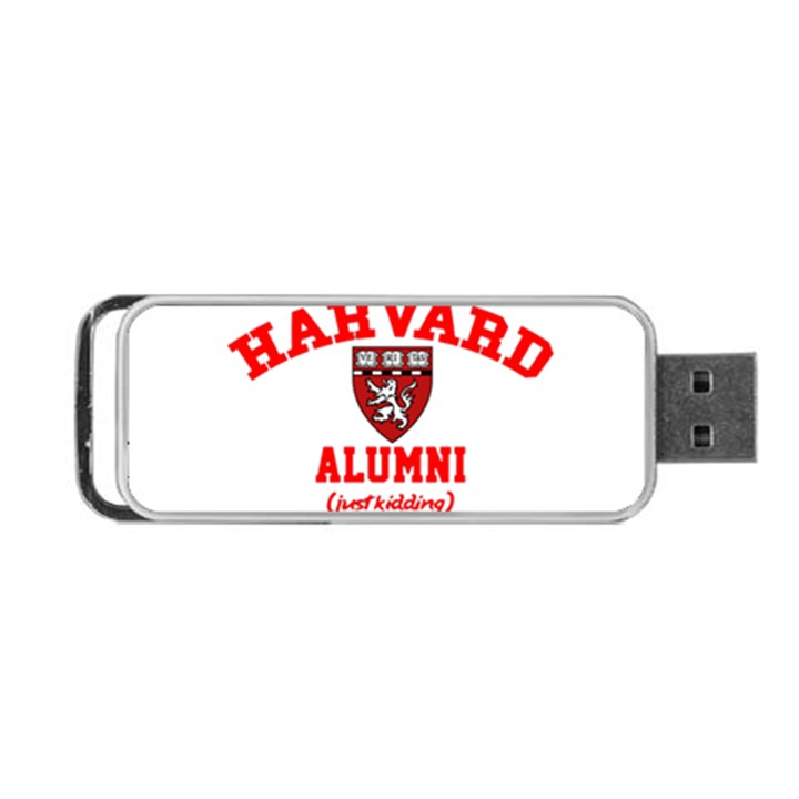 Harvard Alumni Just Kidding Portable USB Flash (One Side)