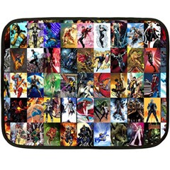 Comic Book Images Double Sided Fleece Blanket (mini)  by Sudhe