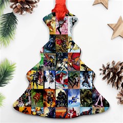 Comic Book Images Christmas Tree Ornament (two Sides) by Sudhe