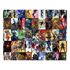 Comic Book Images Double Sided Flano Blanket (large)  by Sudhe