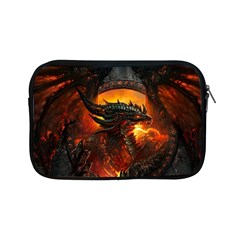 Dragon Legend Art Fire Digital Fantasy Apple Ipad Mini Zipper Cases by Sudhe