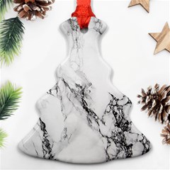 Marble Pattern Christmas Tree Ornament (two Sides) by Sudhe