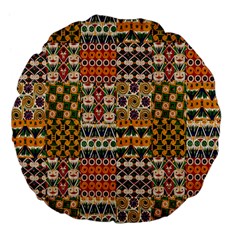 Ml 130 Large 18  Premium Flano Round Cushions by ArtworkByPatrick