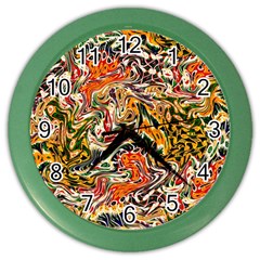 Ml 130 3 Color Wall Clock by ArtworkByPatrick