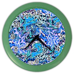 Ml 130 4 Color Wall Clock by ArtworkByPatrick