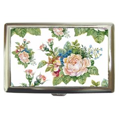 Summer flowers pattern Cigarette Money Case