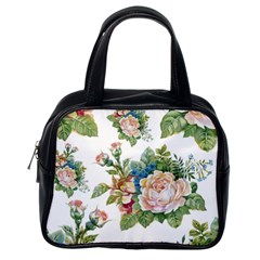 Summer flowers pattern Classic Handbag (One Side)