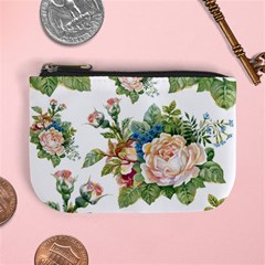 Summer flowers pattern Mini Coin Purse